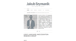 Desktop Screenshot of jakubszymanik.com
